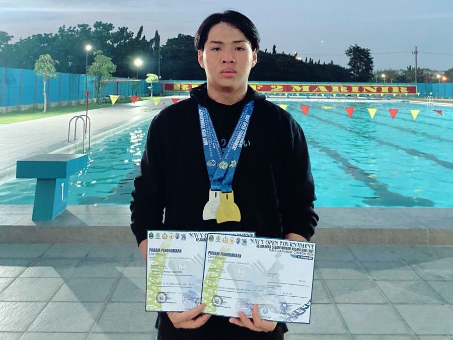 Juara I 4x100m & Juara II 50m APNEA Putra “Navy Open Tournament” 2024