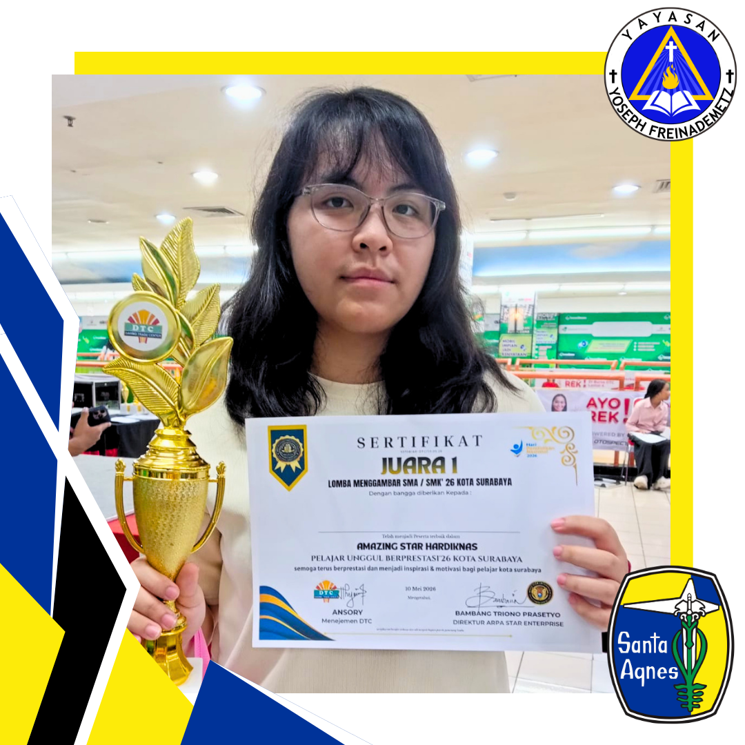 1st Place – Lomba Menggambar SMA Pelajar Unggul Berprestasi 2026 Kota Surabaya